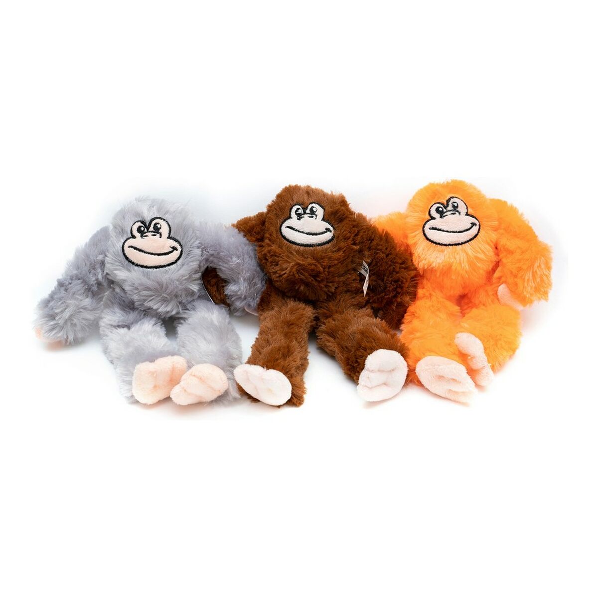 Jouet pour chien en peluche Gloria Kika Orange Polyester polypropylène Singe